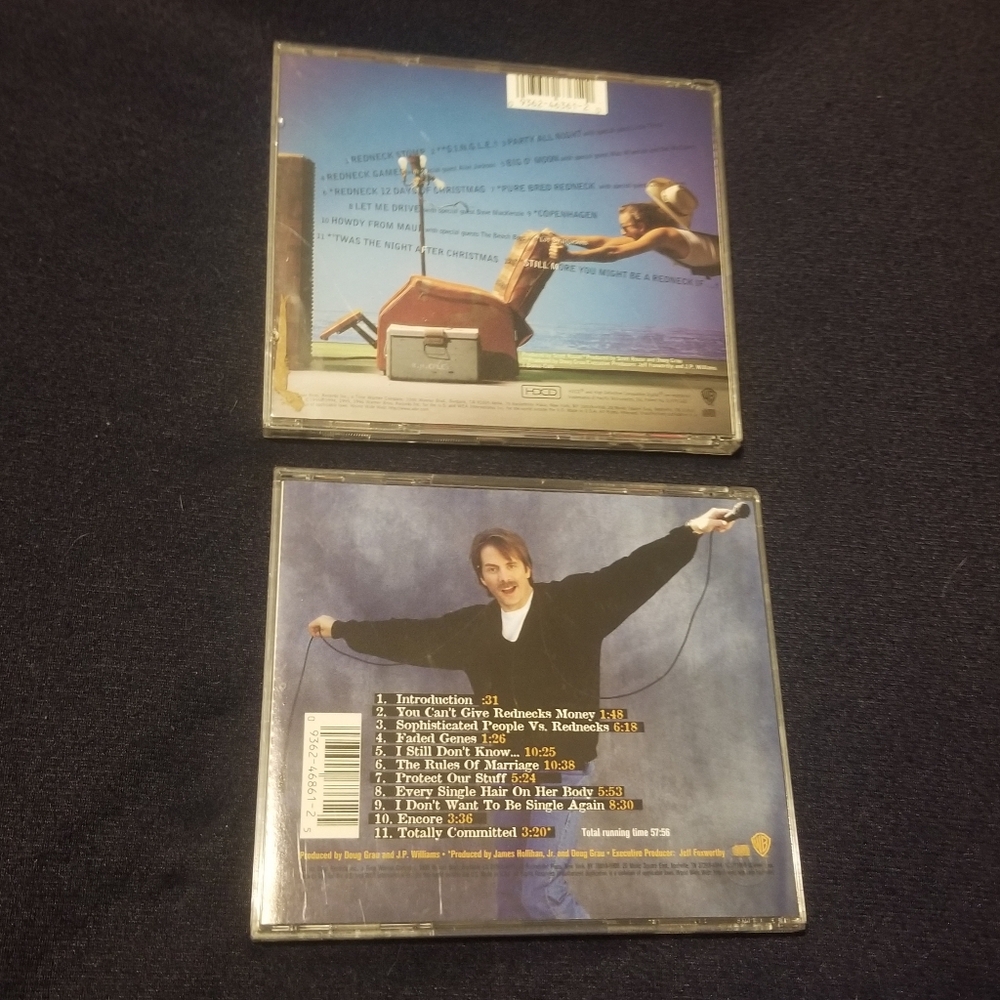 Jeff Foxworthy- Crank It Up, and Totally Committed, comedy CDs - Picture 2 of 4